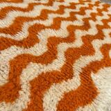 Traditional handmade Beni Ouraine rug, size 140 x 260 cm