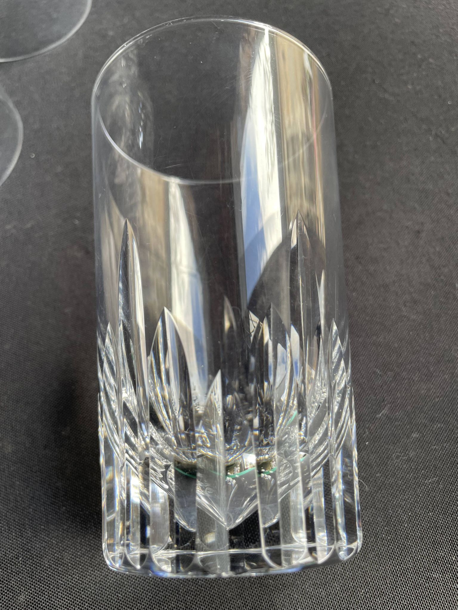 6 Baccarat wine goblets Spear service