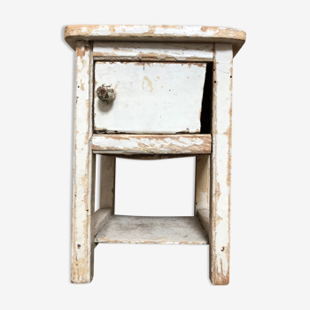 Antique wooden toy small bedside table