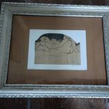 Engraving, nude, François Verdier