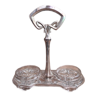 French art nouveau cruet holder