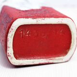 WG 60s lava texture vase