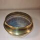 Antique gilded brass plant pot