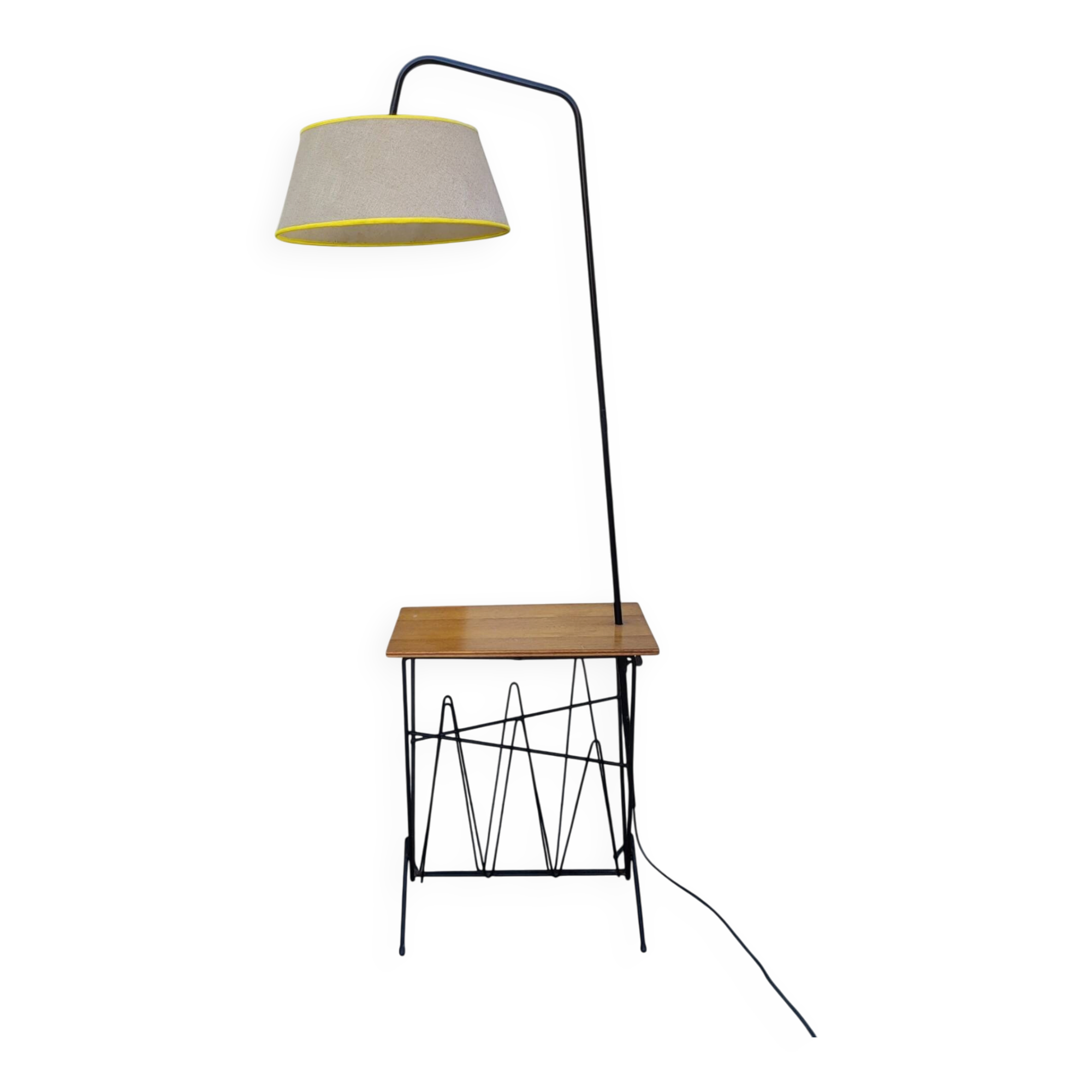 Lampadaire liseuse tablette 1950