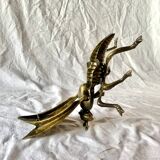 Vintage brass ashtray in the shape of a fly - Made in Italy
