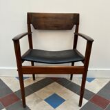 Fauteuil danois en palissandre de Grete Jalk