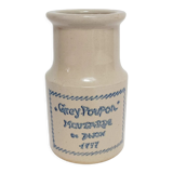 Grey Poupon stoneware mustard pot