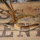 Brass pine cone lamp