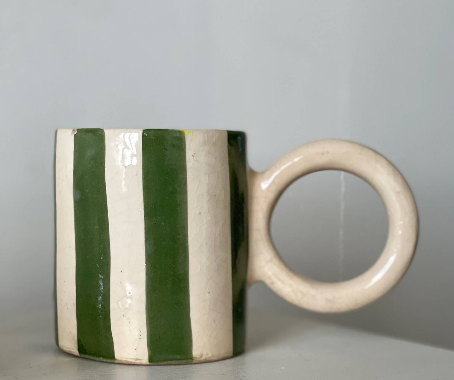 Handmade ceramic mug