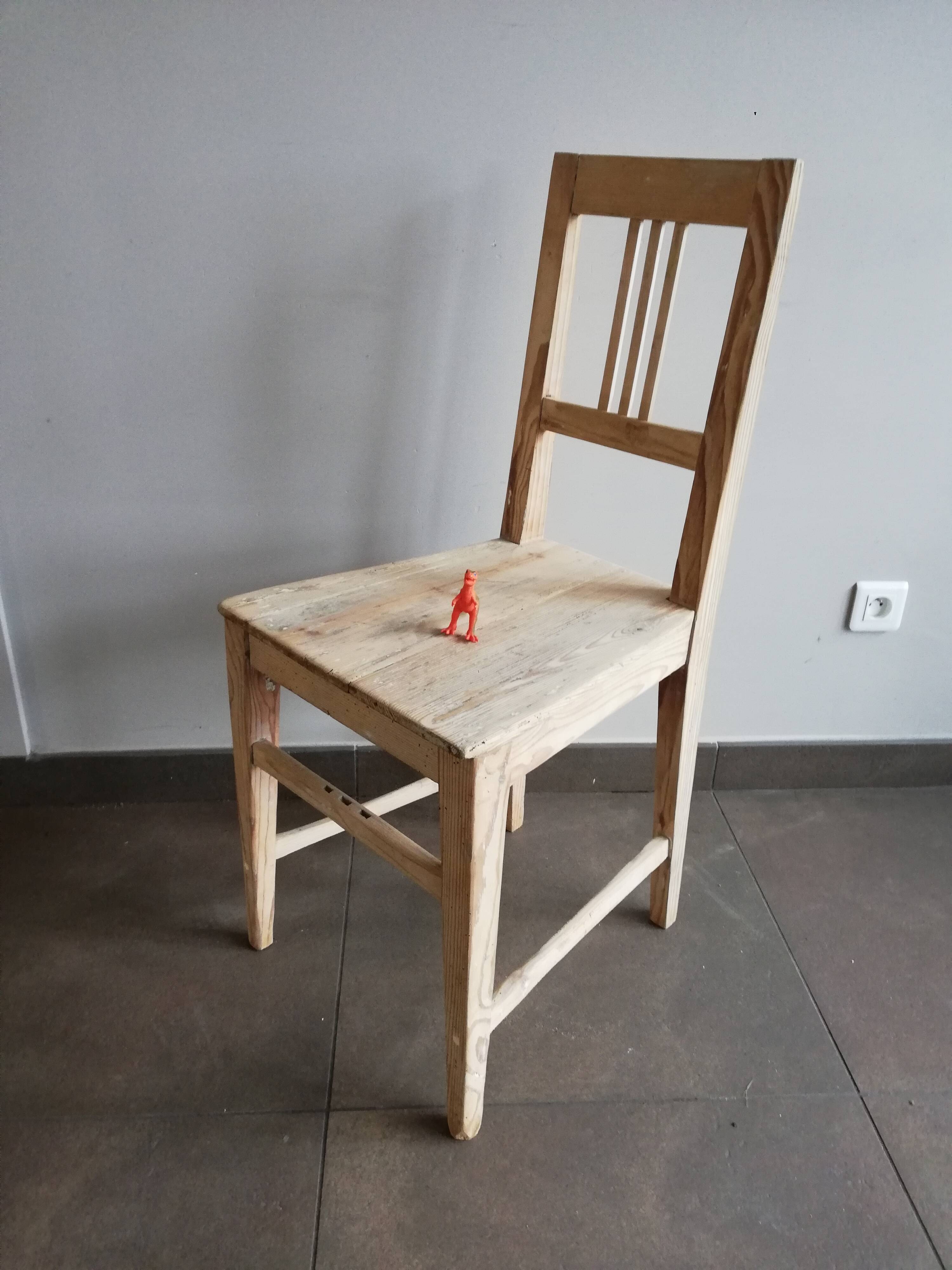 Vintage wooden chair, 50s