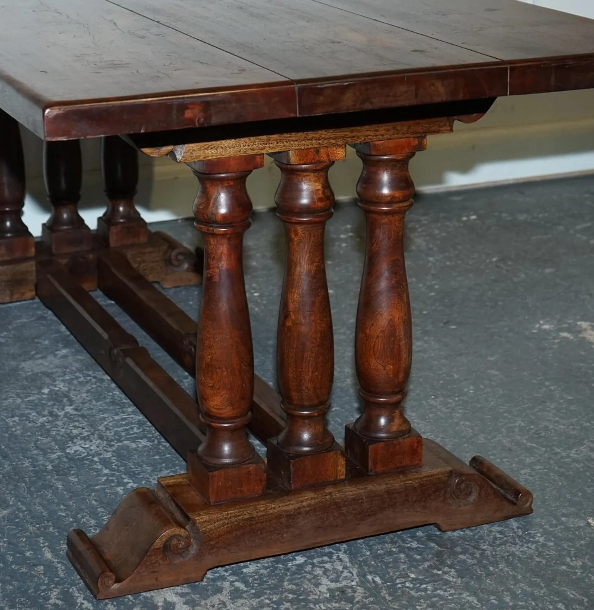 Vintage Rectangular Dining Table in Hardwood