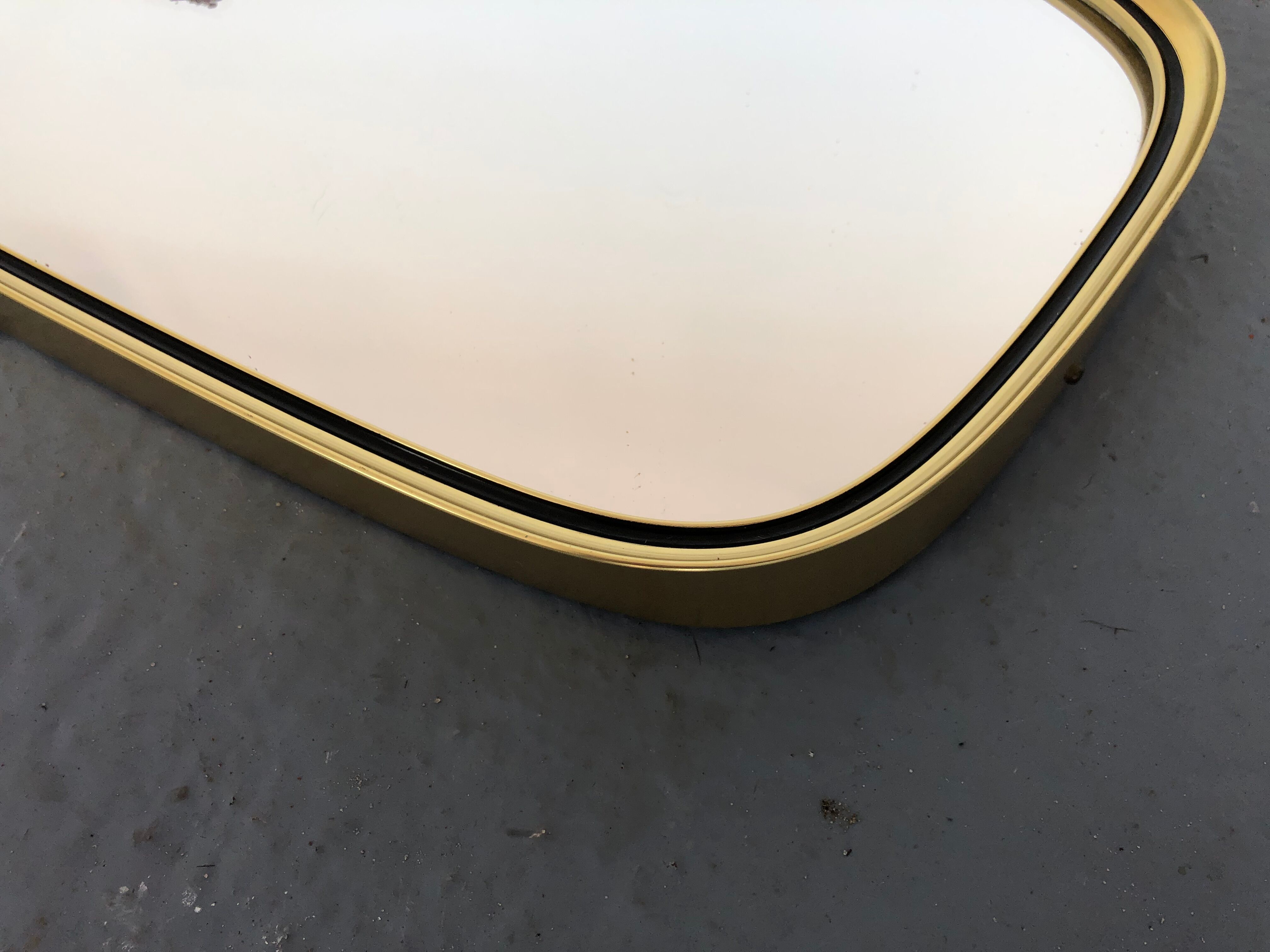 Miroir rockabilly années 1970 26x78cm