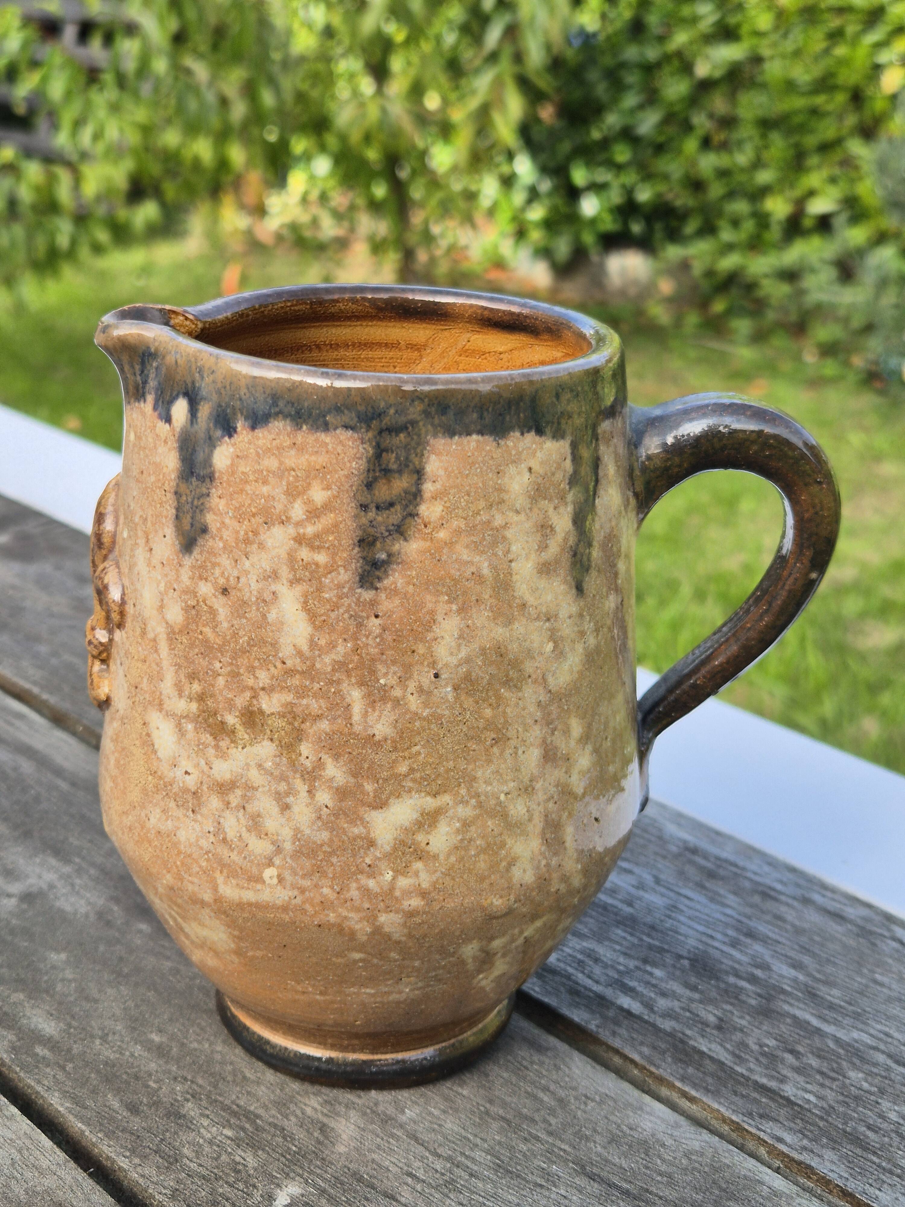 Vintage Stoneware Jug – Signed Losson