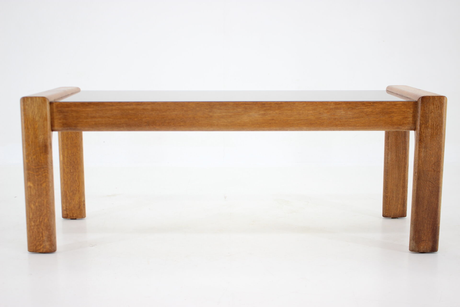 1960s Oak and Glass Coffee Table, Finland