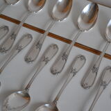 12 tablespoons metal argente orfevre frionnet francois
