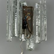 Wall lamp Wall Sconce Fischer Leuchten Germany Ice Glas Design