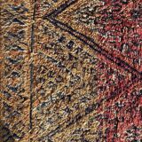 Vintage Berber wool rug, bohemian Moroccan.
