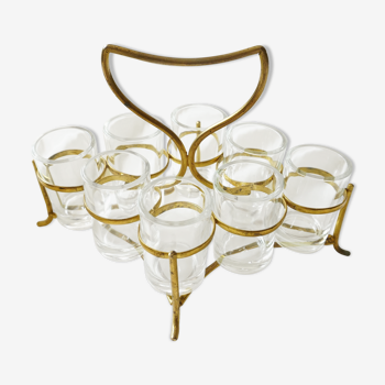 Brass liquor service