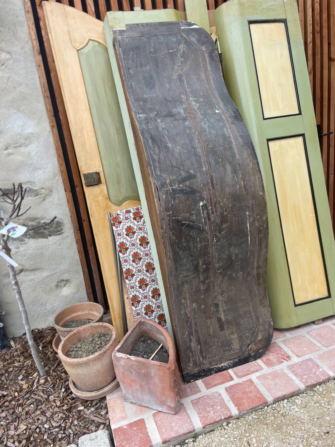 Large antique wardrobe