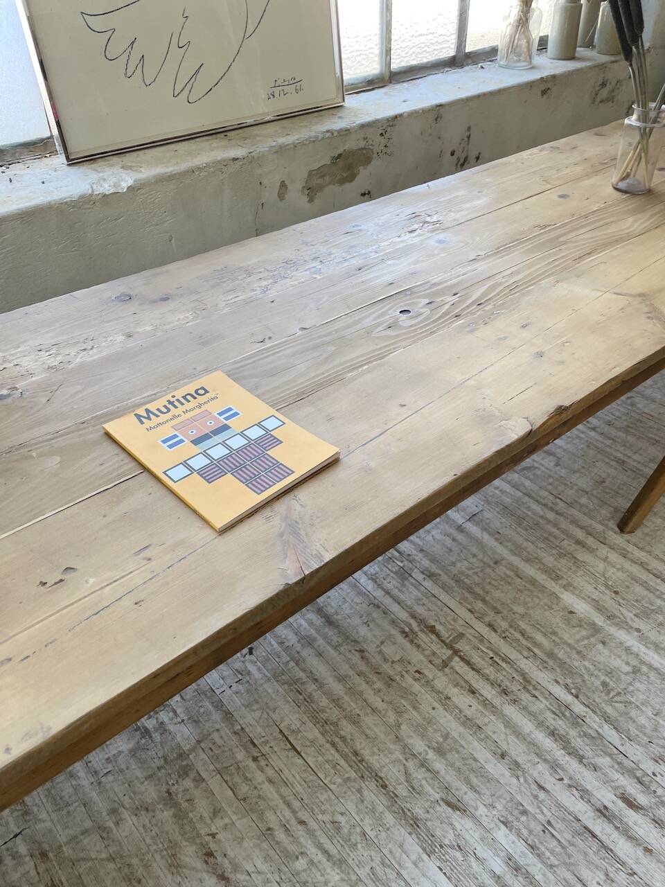 4m XXL pine and oak farmhouse table