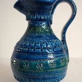 Large vintage Aldo Londi Bitossi ceramic vase pitcher