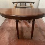 Table a pied central Napoléon III Acajou massif XIX siècle