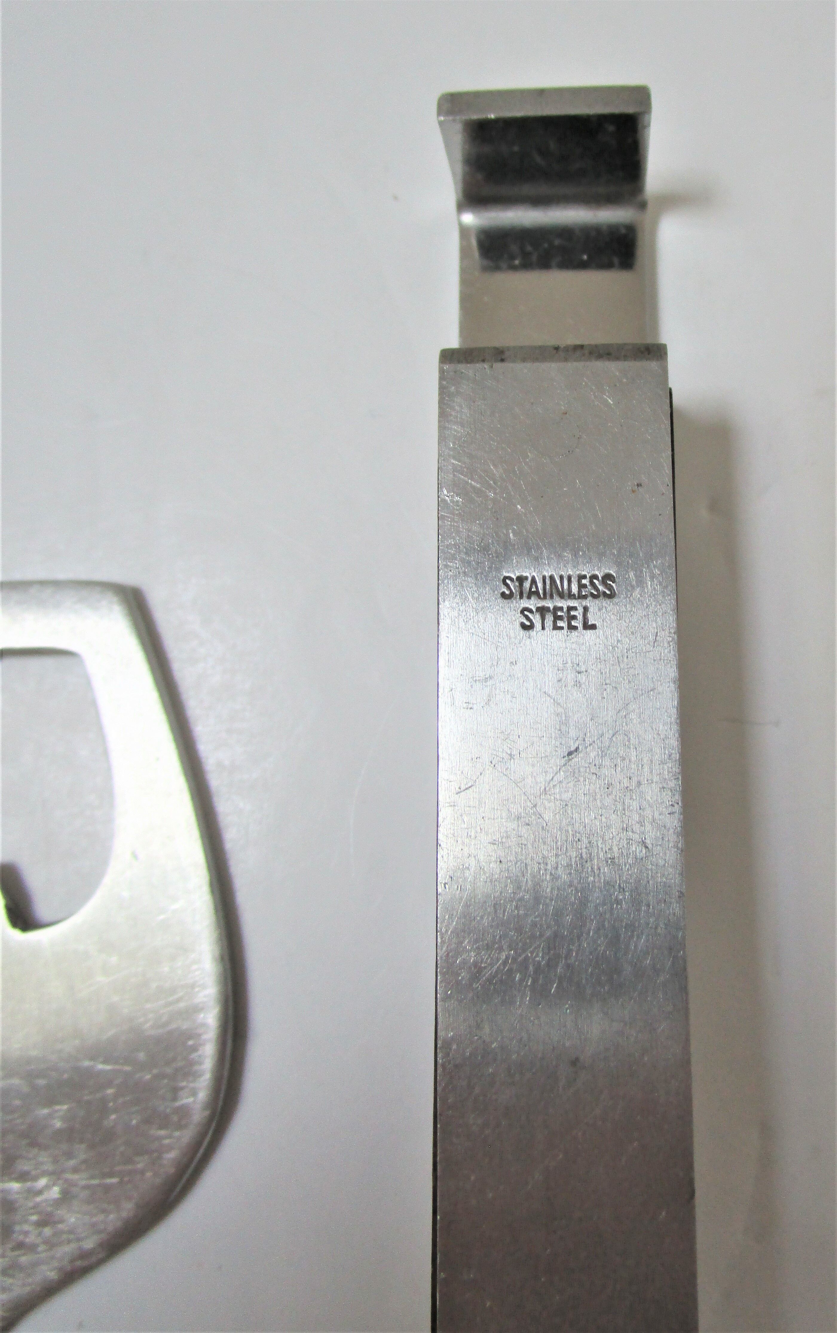 Two bottle opener rosewood steel vintage design