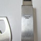 Two bottle opener rosewood steel vintage design