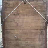 Large carved wooden mirror