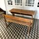 Ancien bureau écolier double