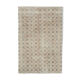 Tapis beige décoratif oriental fait à la main des années 1970 192 cm x 292 cm
