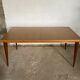 Scandinavian extendable table in light oak and teak 166/202/238x89cm vintage an50