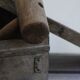 Old wooden military box