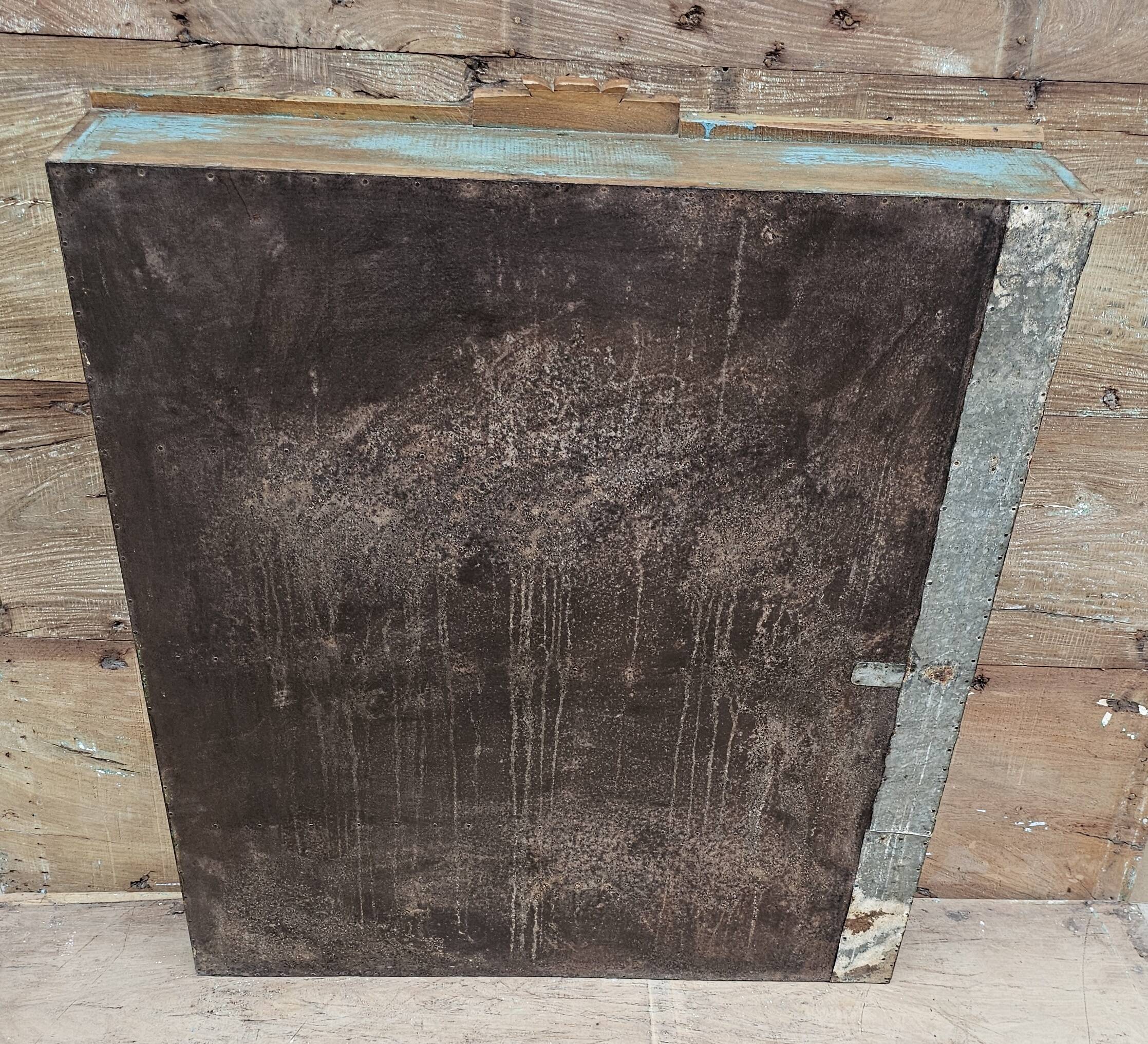 Old Art Deco display case in Burmese teak