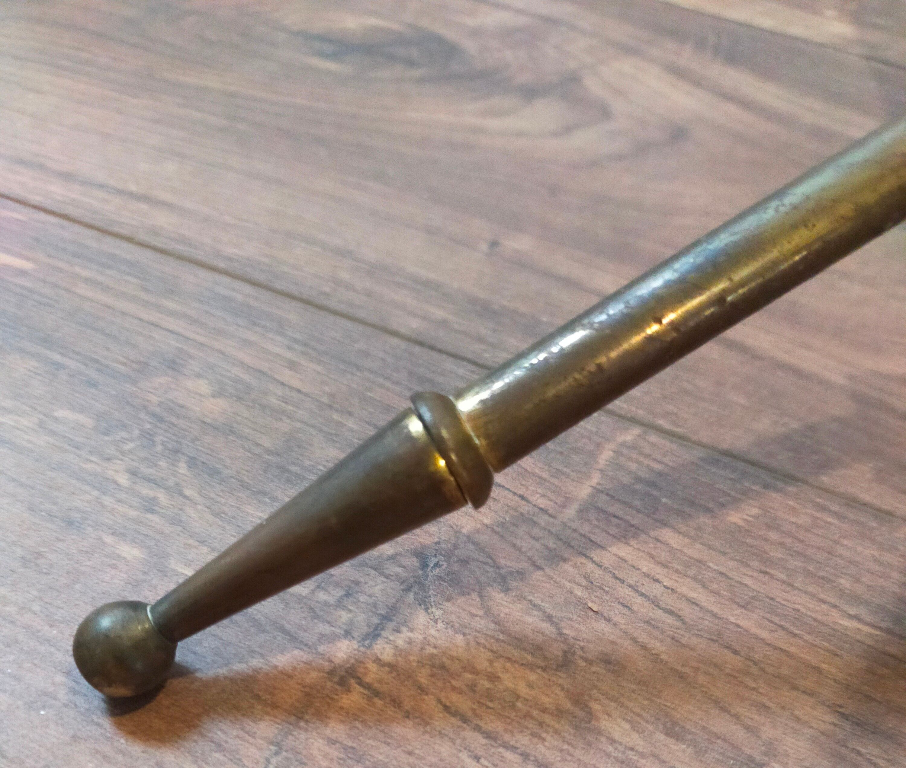 Lampadaire vintage en laiton