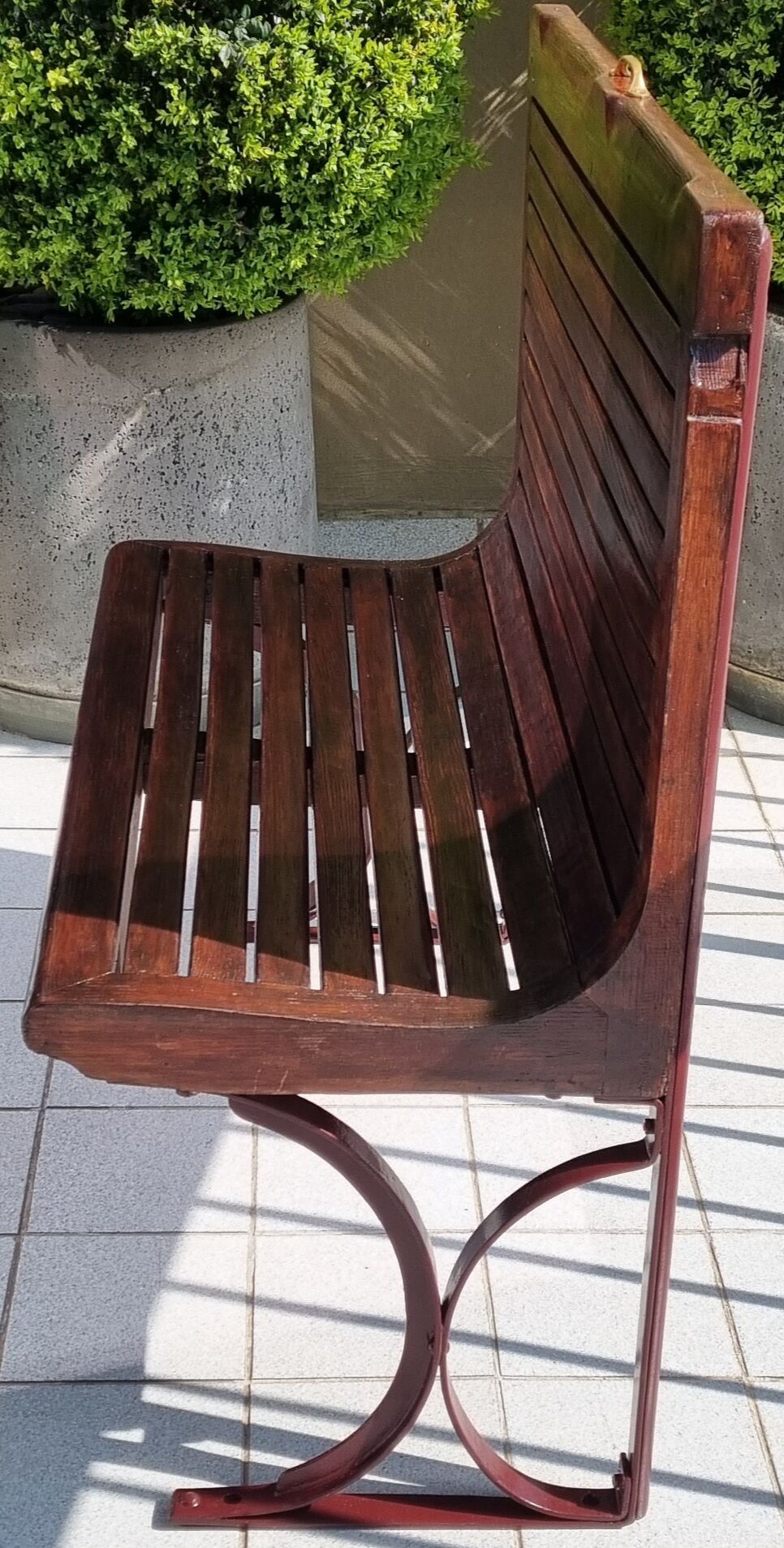 Ancien banc  du Metro  Parisien Sprague