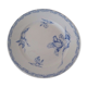 Plate faience luneville kg blue tulips