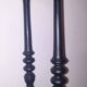 Napoleon III wall shelf in blackened wood