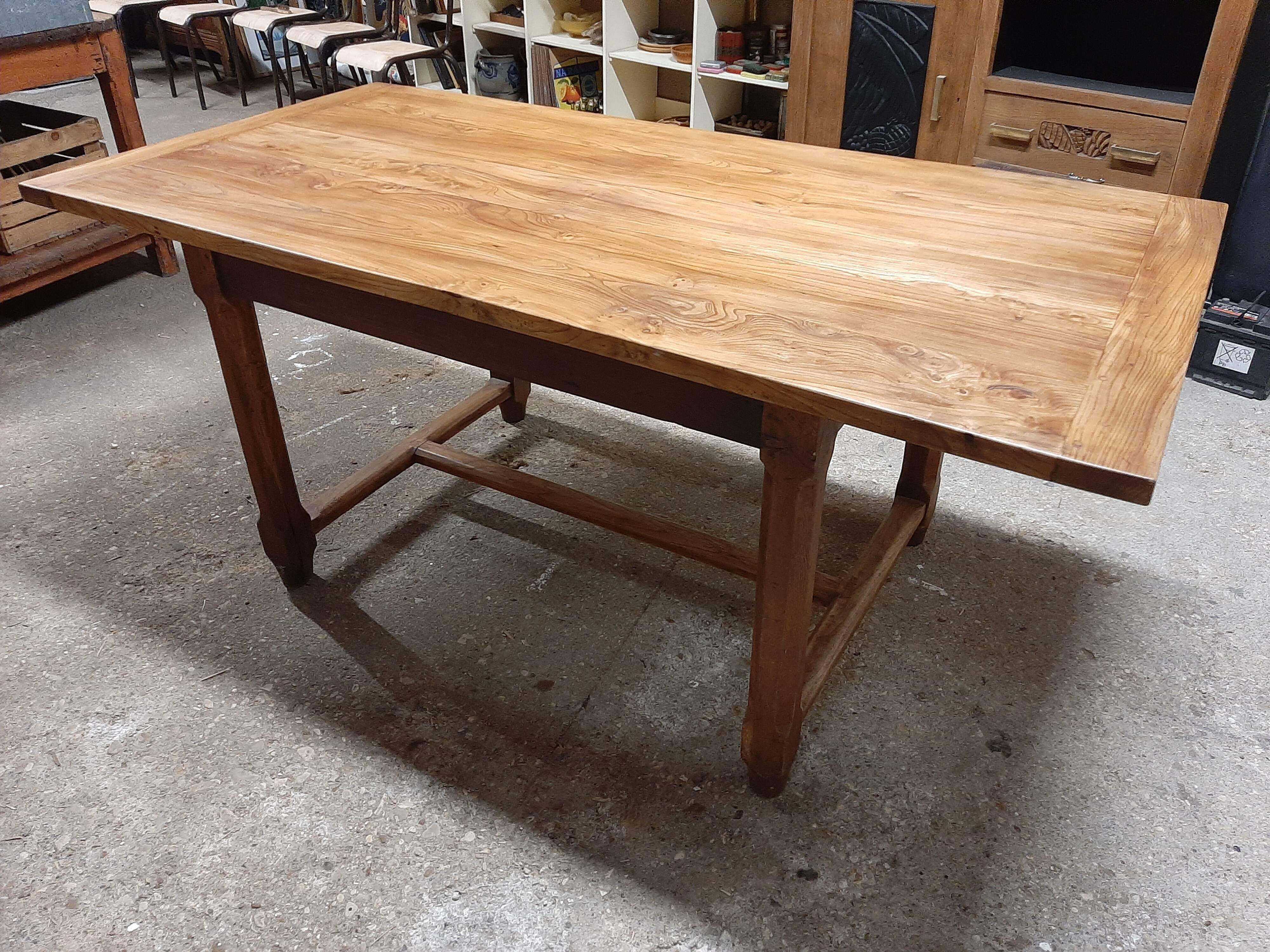 Extended farmhouse table