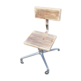 Chaise d'atelier industrielle