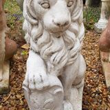 Reconstructed stone lion