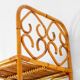 Étagère en bambou et rotin de style mid-century italien, années 1960