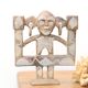 Moroccan anthropomorphic stone candle holder, 70s