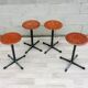 Set of 4 vintage Eromes stools