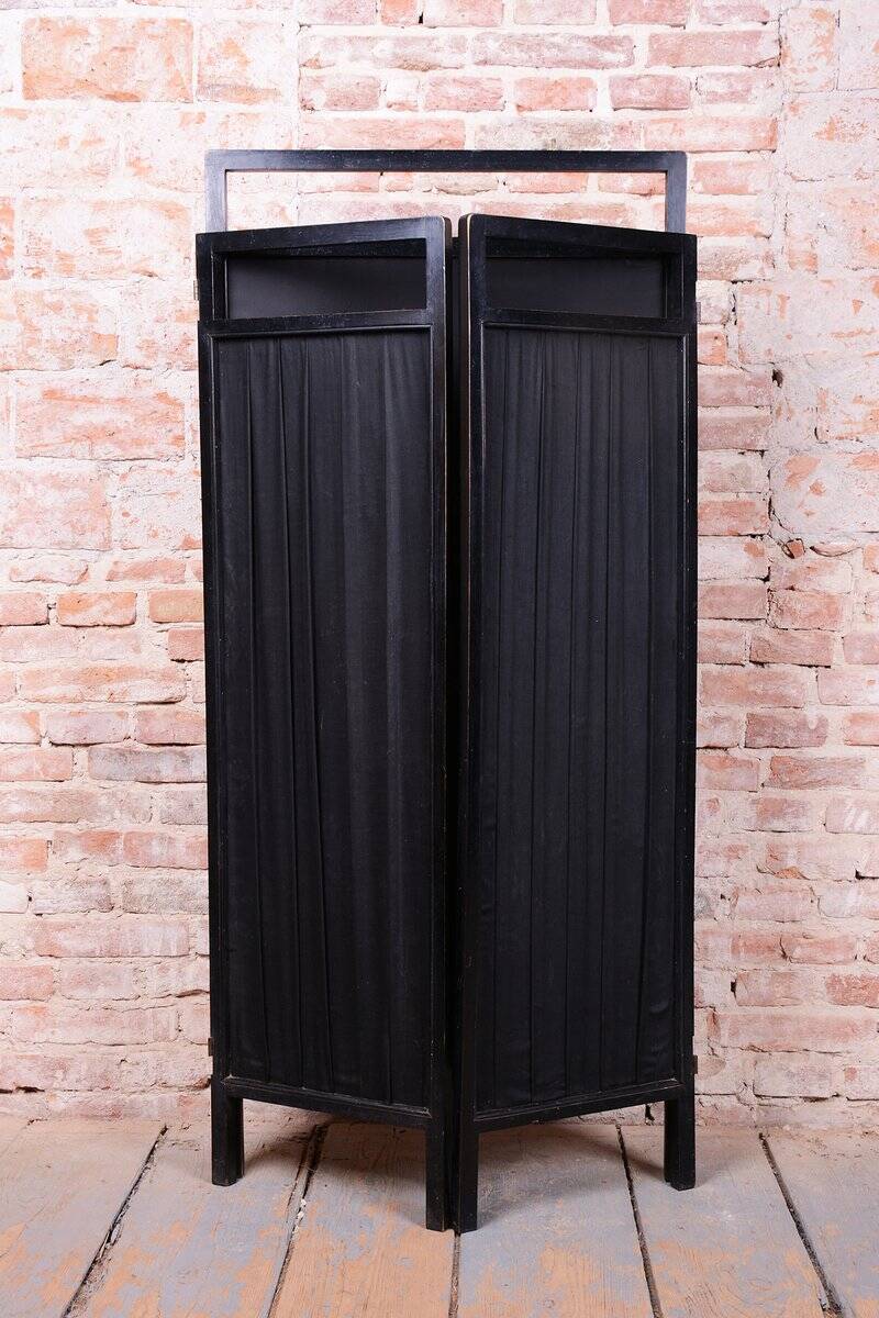 Art Deco Folding Screen in Oak, France, 1920s