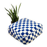 Pouf marocain-pouf à carreaux personnalisé-pouf marocain berbère