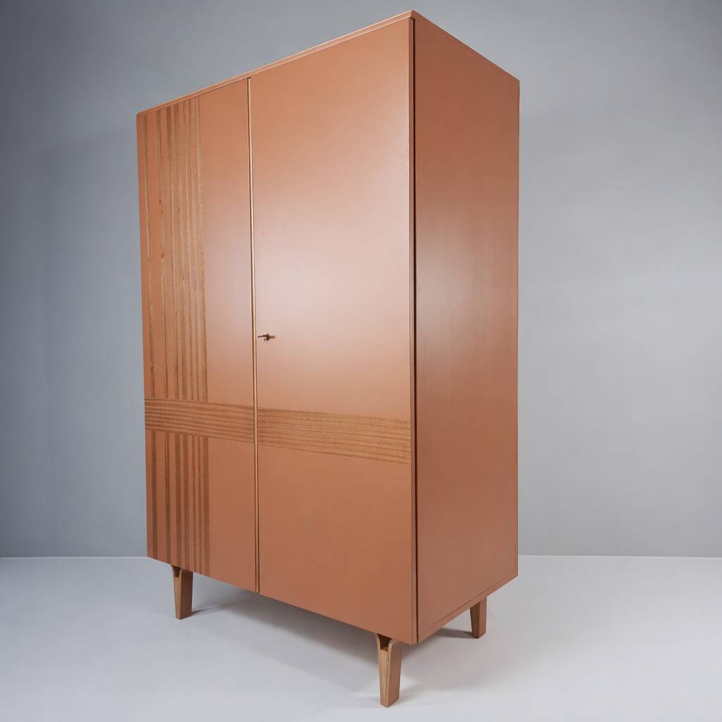 Vintage wardrobe in ash by Francisek Mezulanik, 1970s.