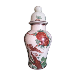 vase balustre avec couvercle