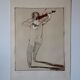 Lithograph "Improvisation" Signed Claude Weisbuch 123/150