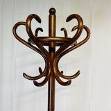 Wooden coat rack